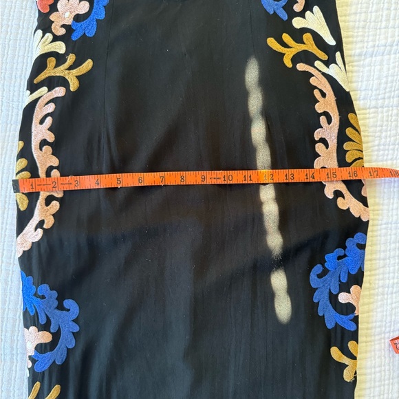 Cleobella Edenia Embroidered Midi Tied Front Dress- Small - Picture 9 of 10